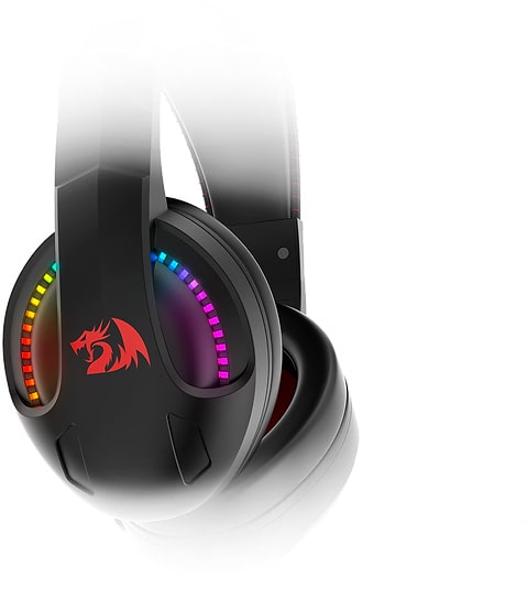 Headset Gamer Redragon Cronus, RGB, USB e P3 - Preto