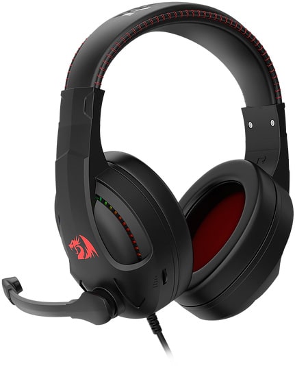 Headset Gamer Redragon Cronus, RGB, USB e P3 - Preto