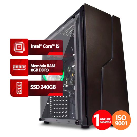 PC Gamer Intel® Core™ I5, 8GB, SSD 240GB | Goldentec