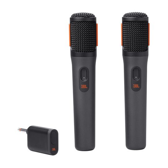 Microfone Sem Fio Duplo JBL Partybox Wireless Preto - JBLPBWIRELESSMIC