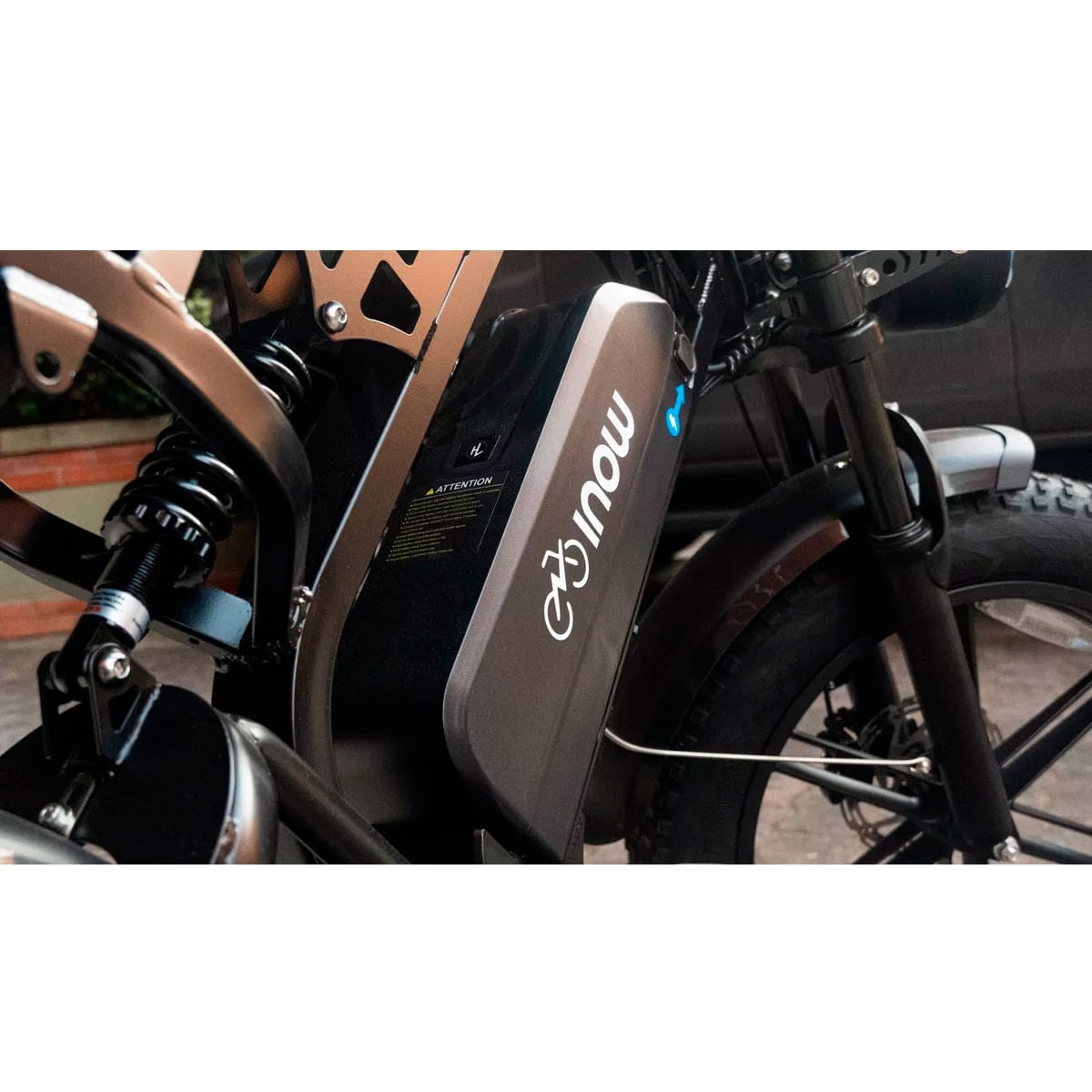 Bicicleta Elétrica Inow V20 750W Marrom - lojaibyte