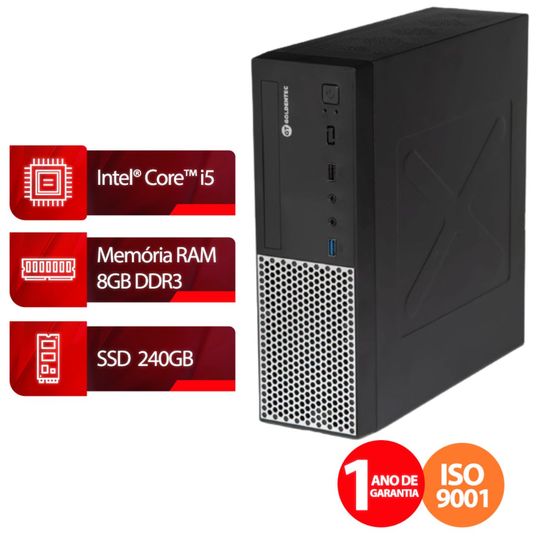 Computador Intel® Core™ I5 10ª Geração, G210, 8GB, SSD 240GB | Goldentec
