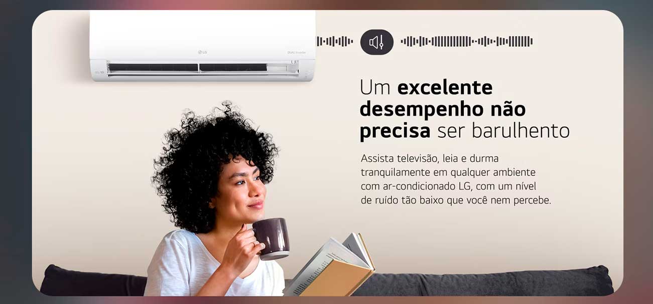 Ar Condicionado Inverter 1200 Btus LG Dual Compact +AI Frio 220V