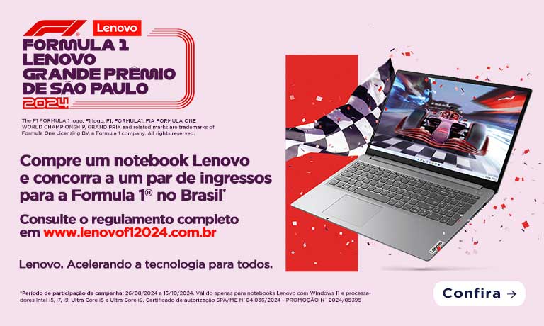 [ Parceria ] Lenovo Fórmula 1