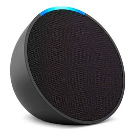 Amazon-Echo-Pop-Smart-Speaker-com-Alexa-Preto---Lampada-Inteligente-Goldentec-Wi-Fi-LED-RGB-9W---Tomada-Goldentec-16A-Wi-Fi