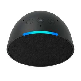 Amazon-Echo-Pop-Smart-Speaker-com-Alexa-Preto---Lampada-Inteligente-Goldentec-Wi-Fi-LED-RGB-9W---Tomada-Goldentec-16A-Wi-Fi