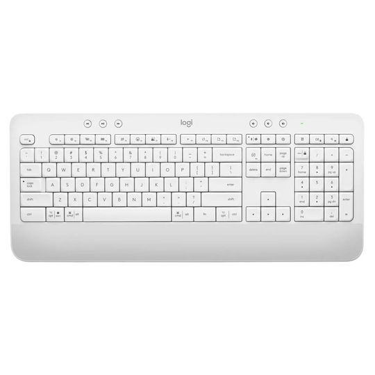 Teclado Sem Fio Logitech Signature K650, USB, Branco