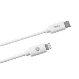 Cabo-Lightning-MFi-Goldentec-para-USB-C-12m-Branco