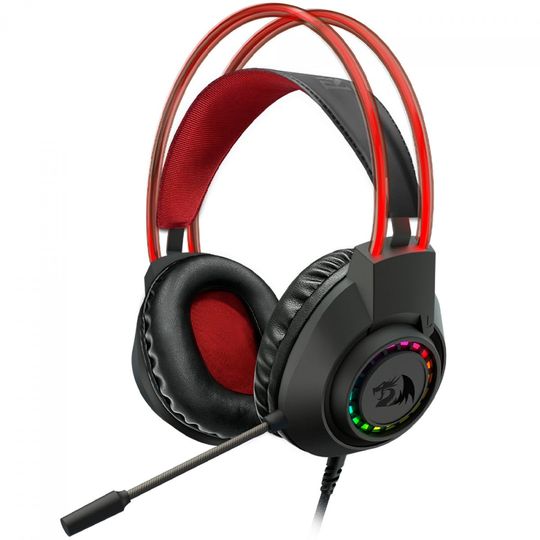 Headset-Gamer-Redragon-Scream-RGB-USB-Preto