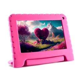 Tablet-Infantil-Kid-Pad-Rosa-4GB-RAM---64GB---Tela-7-pol---Wi-fi---Android-13-Quad-Core-Multi---NB411-