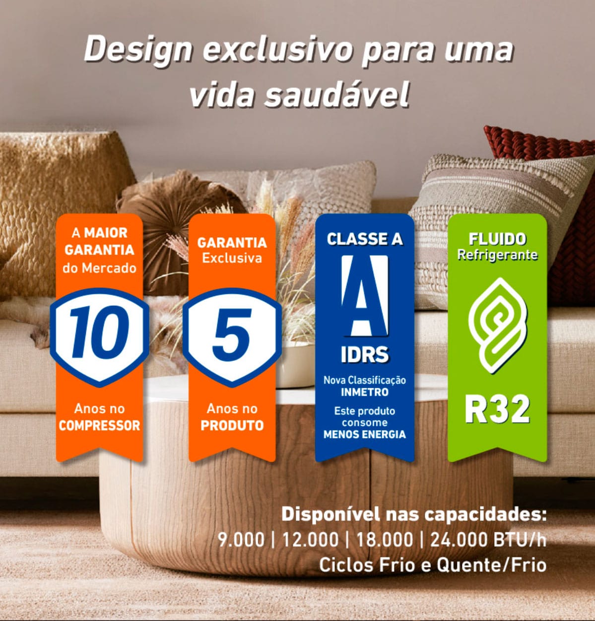 Ar Condicionado Inverter 24000 Btus Gree G-Diamond Auto Inverter Frio 220V