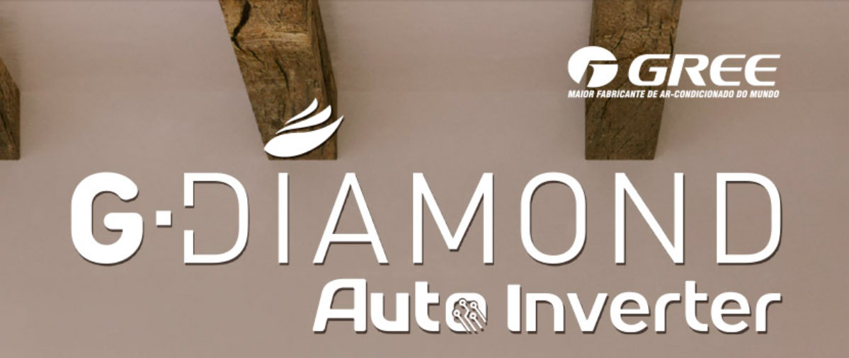 Ar Condicionado Inverter 24000 Btus Gree G-Diamond Auto Inverter Frio 220V
