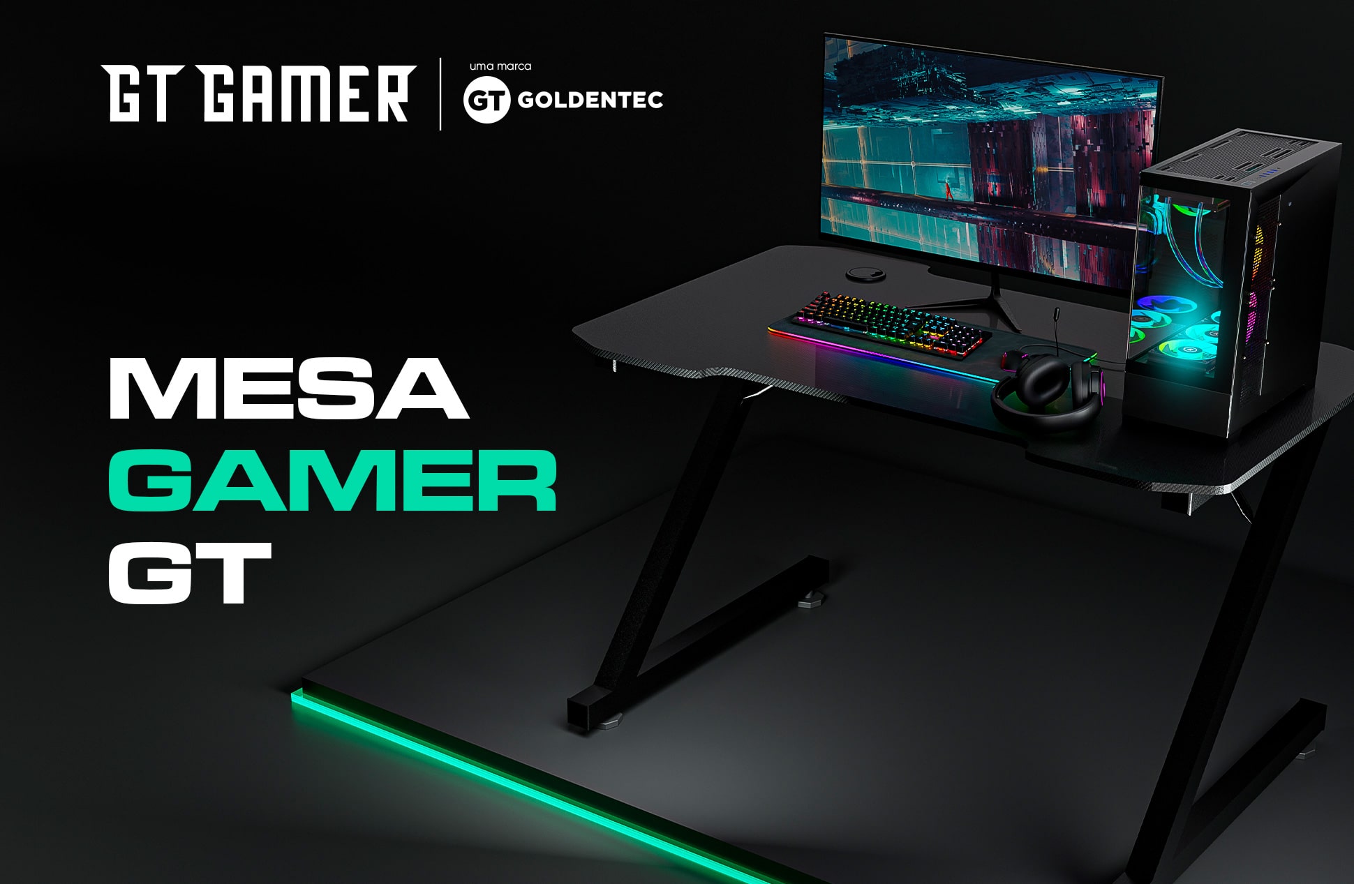 Mesa Gamer Goldentec GT Gamer 2024