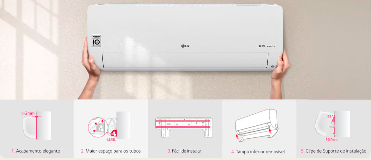 Ar Condicionado Inverter 30000 Btus LG Dual Inverter Voice Quente/Frio 220V