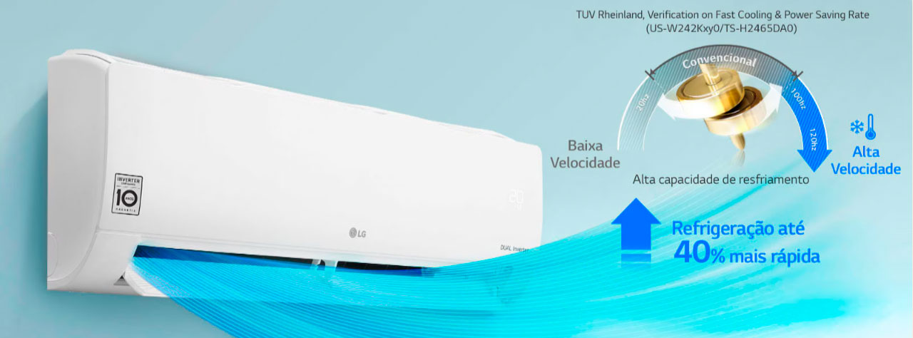 Ar Condicionado Inverter 30000 Btus LG Dual Inverter Voice Quente/Frio 220V