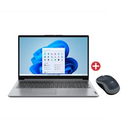 Kit-com-﻿Notebook-Lenovo-IdeaPad-1i-i5-1235U-15.6--HD-8GB-DDR4-512GB-SSD-Windows-11-Cinza---Mouse-sem-Fio-Logitech-M185-Cinza