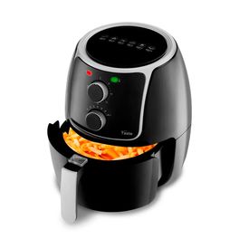 Fritadeira-Eletrica-Air-Fryer-Goldentec-Sem-Oleo-Taste-4L-220V-1400W---Garrafa-Termica-Goldentec-GT-Colors-Inox-1000ml---Preto