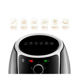 Fritadeira-Eletrica-Air-Fryer-Goldentec-Sem-Oleo-Taste-4L-220V-1400W---Garrafa-Termica-Goldentec-GT-Colors-Inox-1000ml---Preto