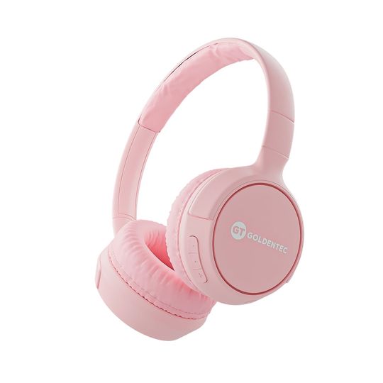 Headphone Bluetooth Goldentec GT Go Rosa