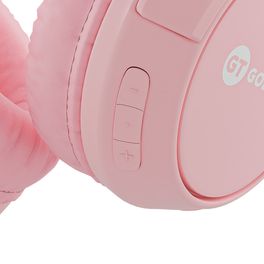 Headphone-Bluetooth-Goldentec-GT-Go-Rosa