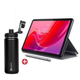 Kit-com-Tablet-Lenovo-Tab-M11-128GB-4GB-RAM-Tela-11--com-Caneta-e-Case---Garrafa-Termica-Inox-Goldentec-500ml-Preto