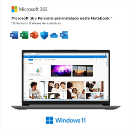 Notebook-Lenovo-IdeaPad-Intel®-Celeron-N4020-Tela-15.6--HD-4GB-128GB-SSD-Cinza-Com-Office-365---Mochila-para-Notebook-15.6--Goldentec-GT-Slim