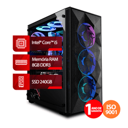 PC-Gamer-Completo-Intel®-Core™-i5-8GB-SSD-240GB---Monitor-Gamer-24-FHD---Headset---Teclado---Mouse---Mousepad---Garrafa-Termica-500ml--Goldentec