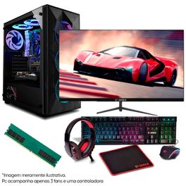 PC-Gamer-Completo-Intel®-Core™-i5-8GB-SSD-240GB---Monitor-27--Full-HD---Memoria-para-Desktop-8GB---Headset---Teclado---Mouse---Mousepad-|-Goldentec