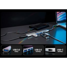 Hub-Adaptador-Goldentec-USB-C-5-em-1-com-USB-C-USB-3.0-e-USB-2.0