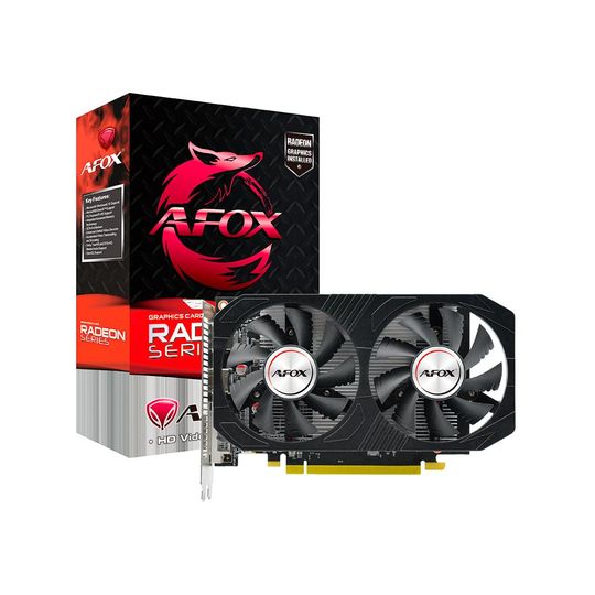 Placa de Vídeo Afox AMD Radeon RX 550, 4GB GDDR5, 128 Bits - AFRX550-4096D5H4-V6