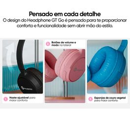 Headphone-Bluetooth-Goldentec-GT-Go-Preto