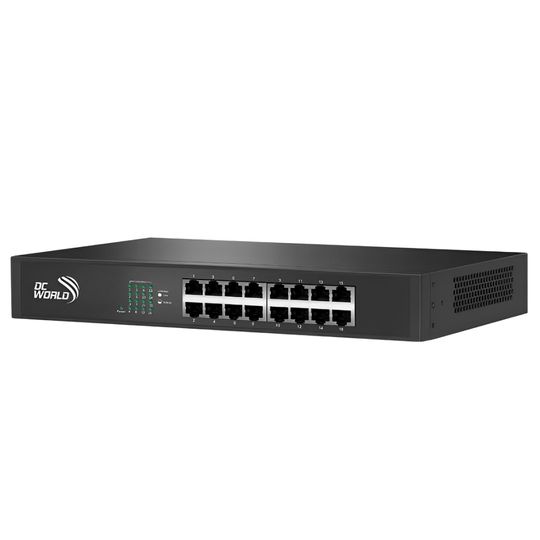 Switch 16 Portas Adconnect, 10/100/1000Mbps, 100M - DC10009
