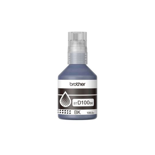Refil de tinta Brother, Preto - BTD100BK