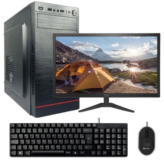 PC Completo Intel® Core™ I5, 4GB, SSD 240GB + Monitor Office 20