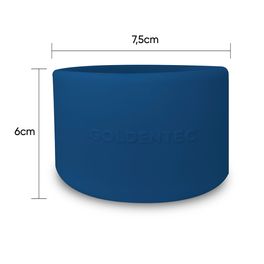 Capa-de-Silicone-para-Garrafas-350-500-750ml-Goldentec-Azul-Marinho