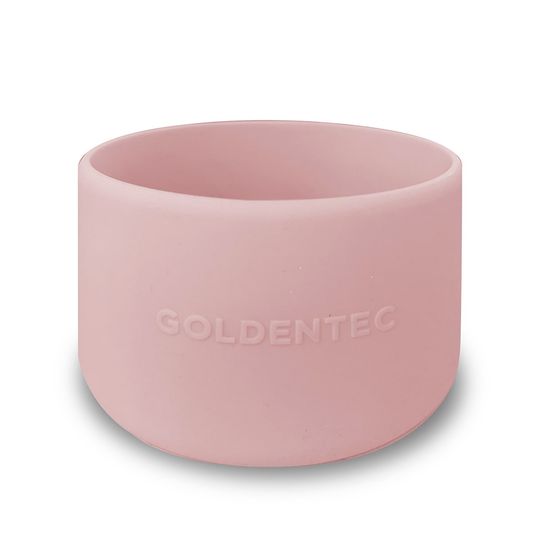 Capa de Silicone para Garrafas 350/500/750ml Goldentec Rosa Claro