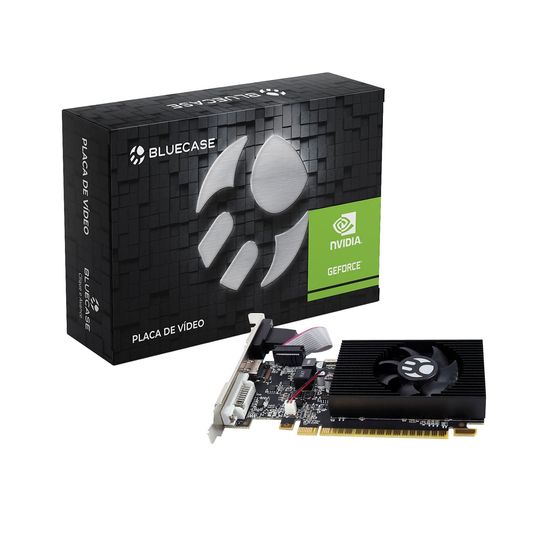 Placa de Vídeo Bluecase GPU G 210 1GB DDR3 64-bit - BP-G210-1GD3DBX