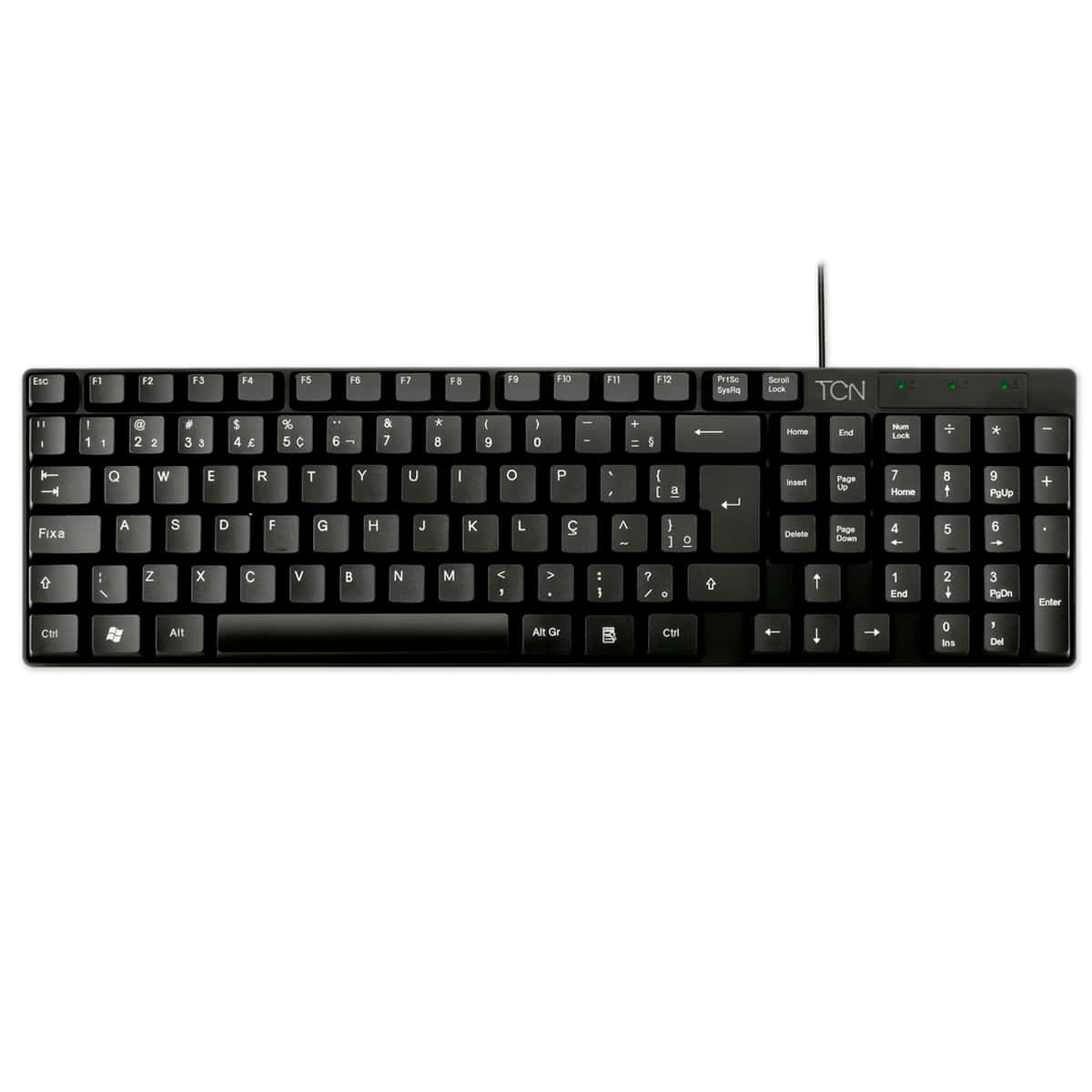 Teclado Gamer TGaming Preto com Vermelho Goldentec