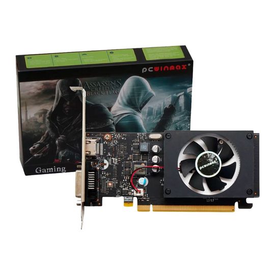 Placa de Vídeo Gamer Pcwinmax GT1030, 2GB DDR5, 64-bits, PCI-Express 3.0