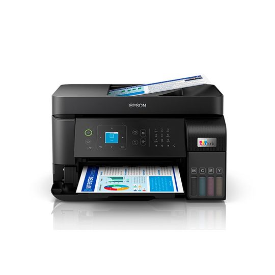 Impressora Multifuncional Colorida Tanque de Tinta Epson EcoTank L5590, Wi-Fi, USB, Bivolt