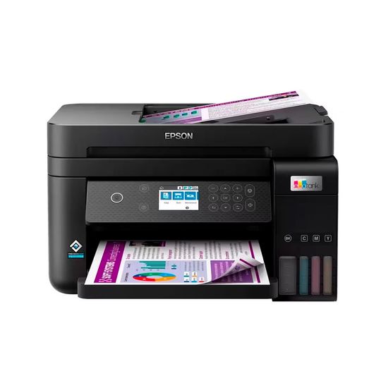 Impressora Multifuncional Tanque de Tinta 3 em 1 Epson EcoTank L6270, Wi-Fi, USB, Bivolt