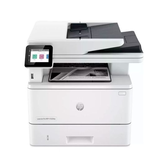 Impressora Multifuncional Monocromática HP LaserJet Pro 4103FDW Wi-Fi USB 110V