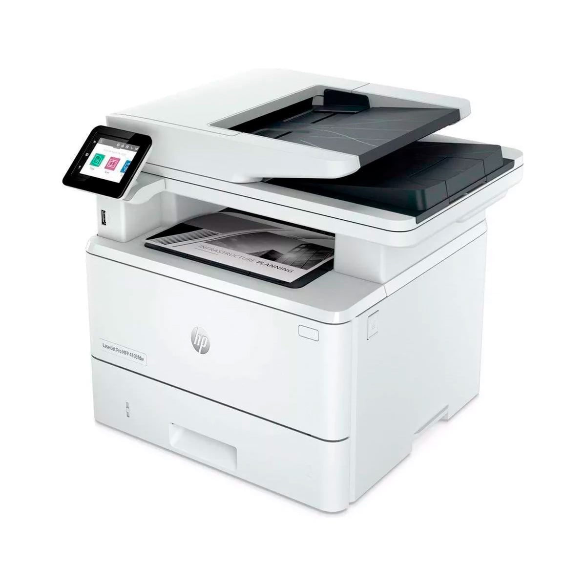 Impressora Multifuncional Monocromática HP LaserJet Pro 4103FDW Wi-Fi USB 110V
