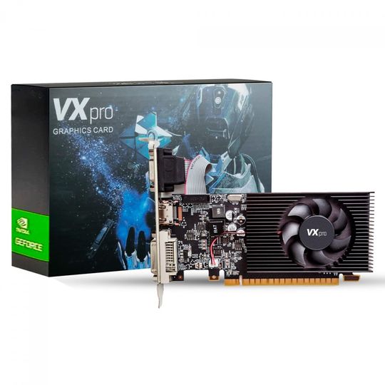 Placa De Vídeo VXpro NVIDIA GeForce G210LP 1GB DDR3 64-bit G210LP-1GD3