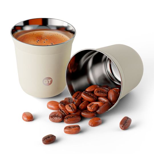 Copo Térmico Goldentec GT Espresso 150ml Off White