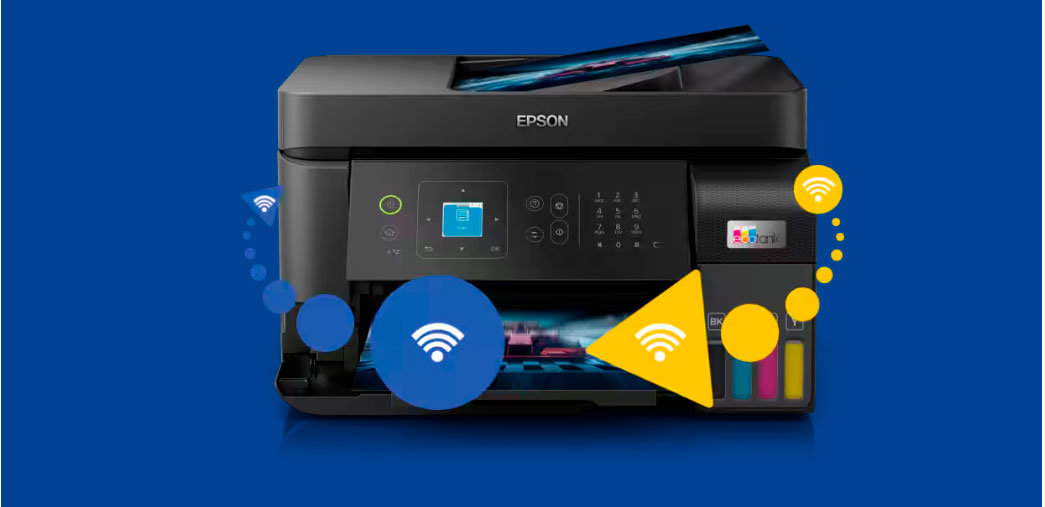 Impressora Multifuncional Colorida Tanque de Tinta Epson EcoTank L5590, Wi-Fi, USB, Bivolt