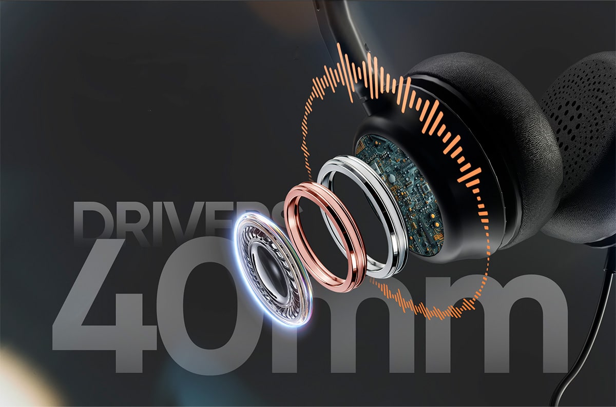 Headset Office Goldentec GT Prime USB Preto
