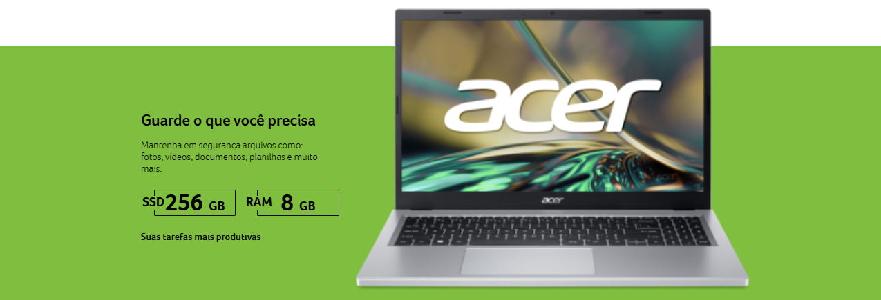 Notebook Acer Aspire 3 A315-510P-320B