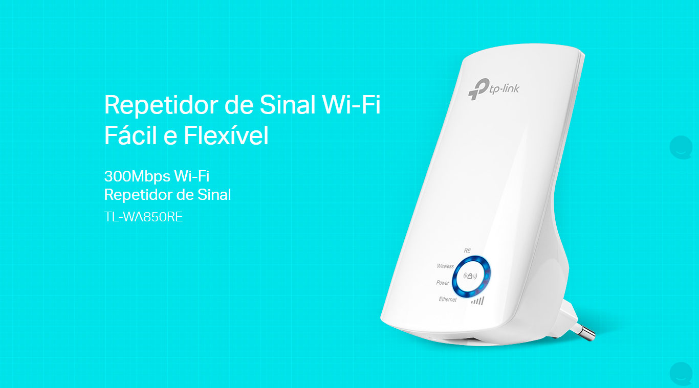 Repetidor WiFi 300Mbps Universal TP-Link TL-WA850RE (Extensor de Alcance Wireless)