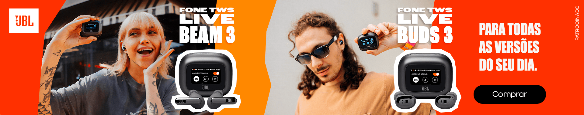 [PARCERIA] JBL Fones Banner Destaque
